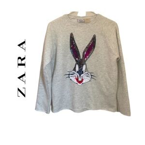 ZARA GIRL LOONEY TUNES BUGS BUNNY SWEATER SIZE 13/14